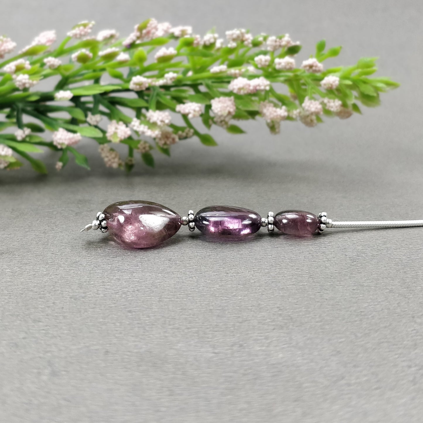 Rubellite Tourmaline Gemstone Loose Beads: Natural Untreated Tourmaline Uneven Shape Plain Nuggets