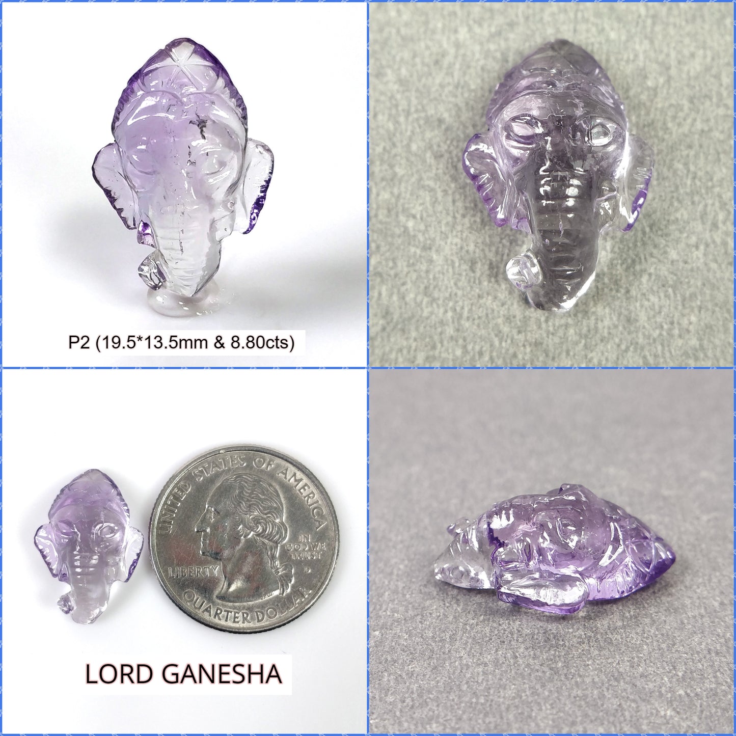 Amethyst Lord Ganesha