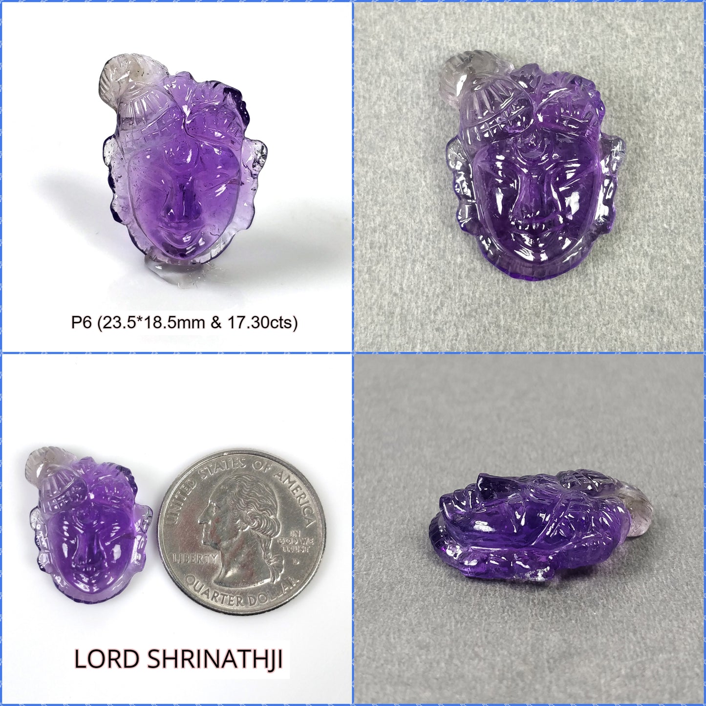 Amethyst Lord Shrinathji
