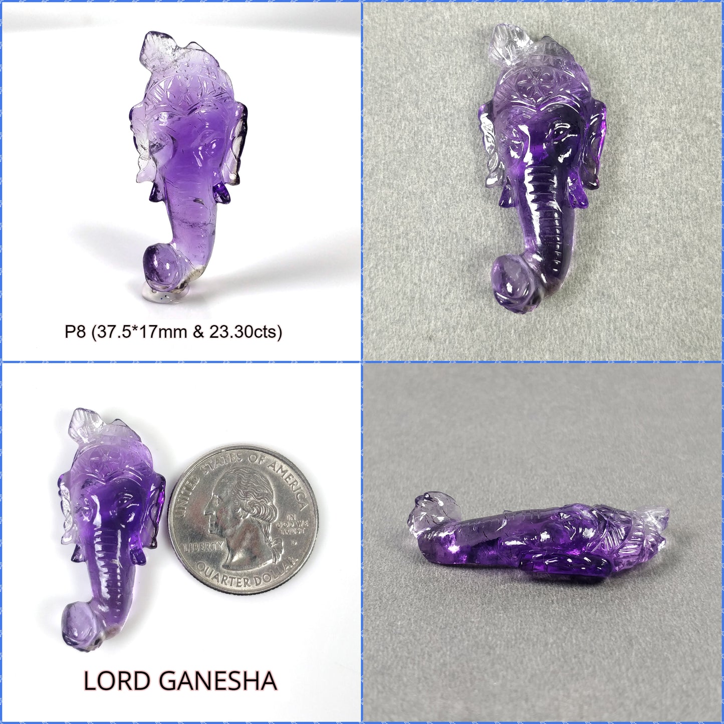 Amethyst Lord Ganesha