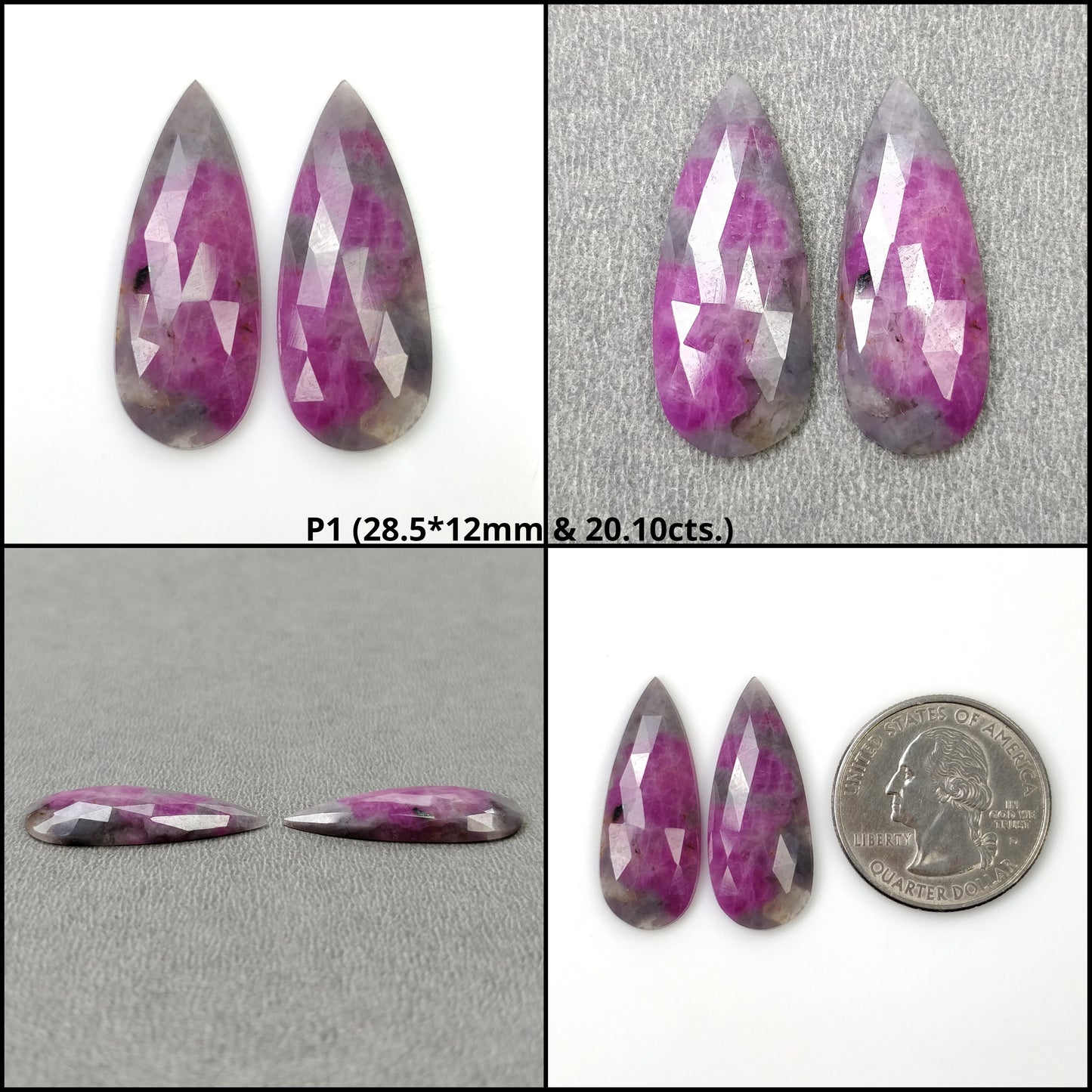 Multi Sapphire Gemstone