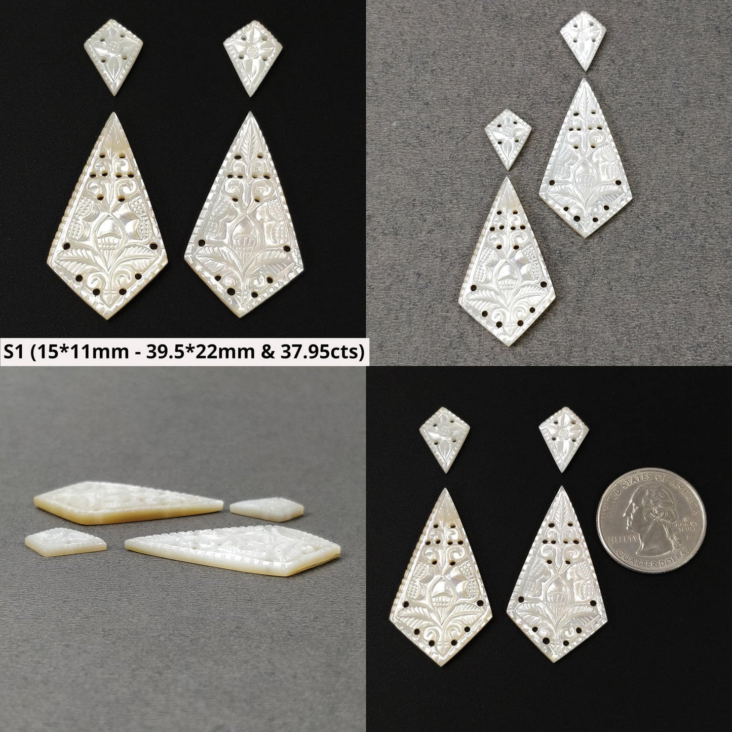 White Mop Gemstone