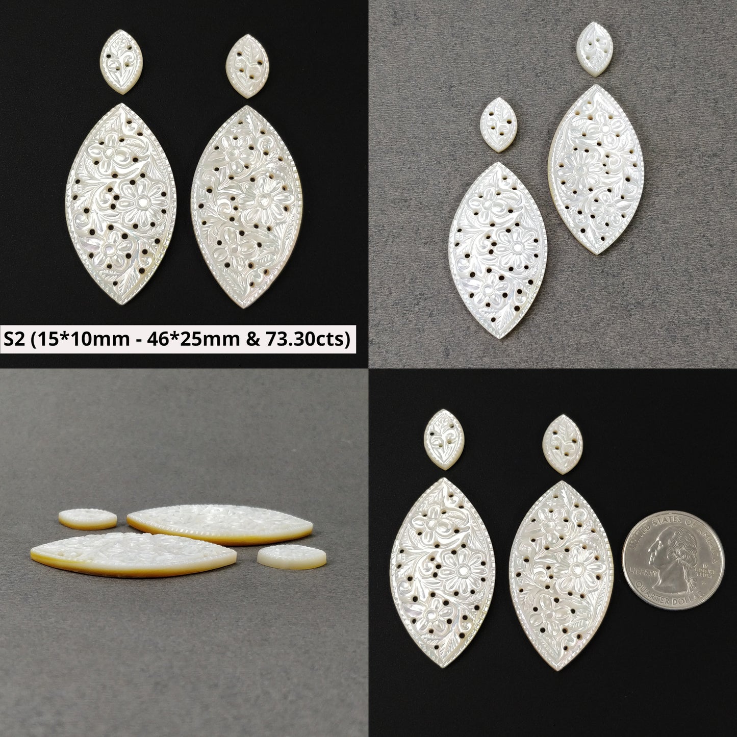 White Mop Gemstone