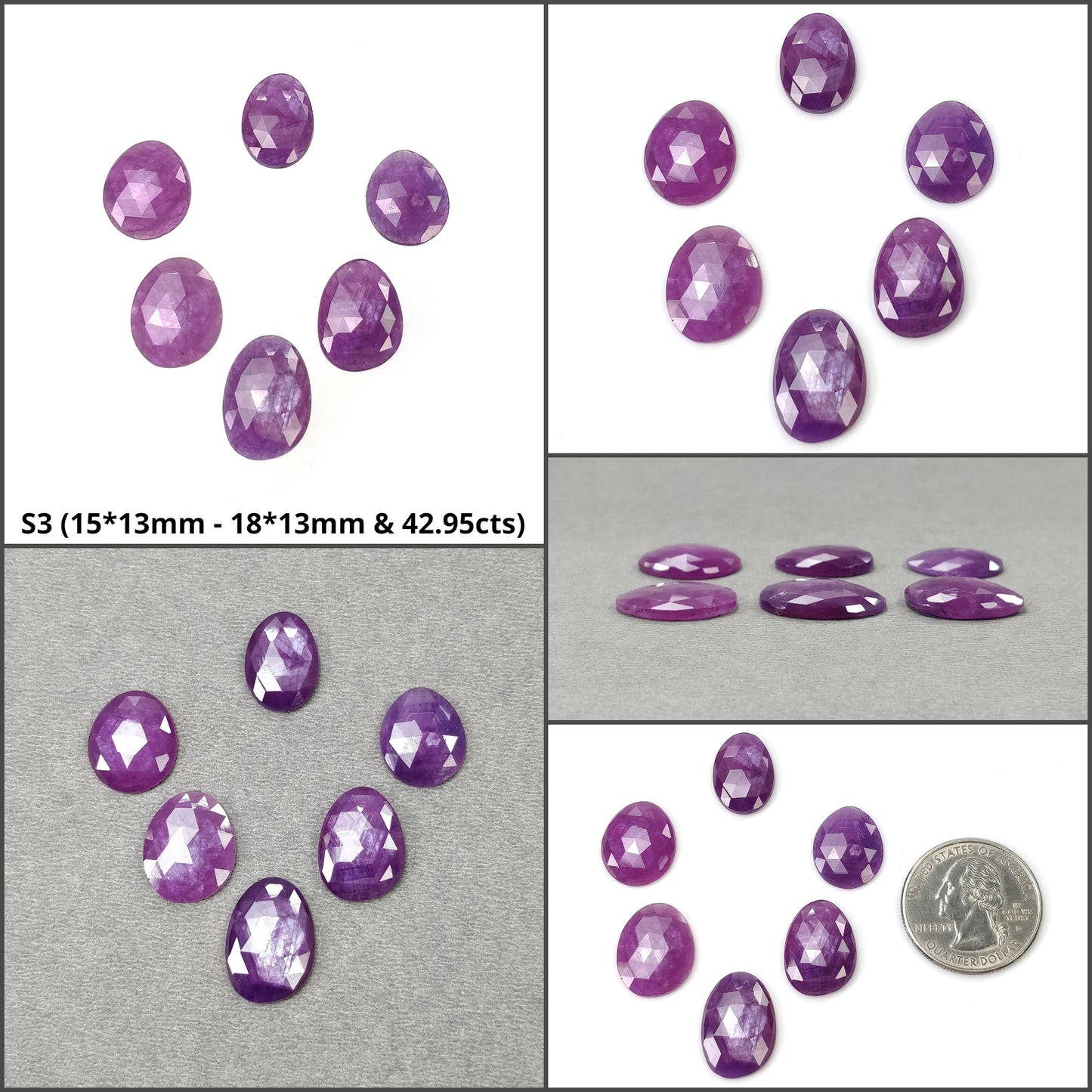 Rose Cut Sapphire