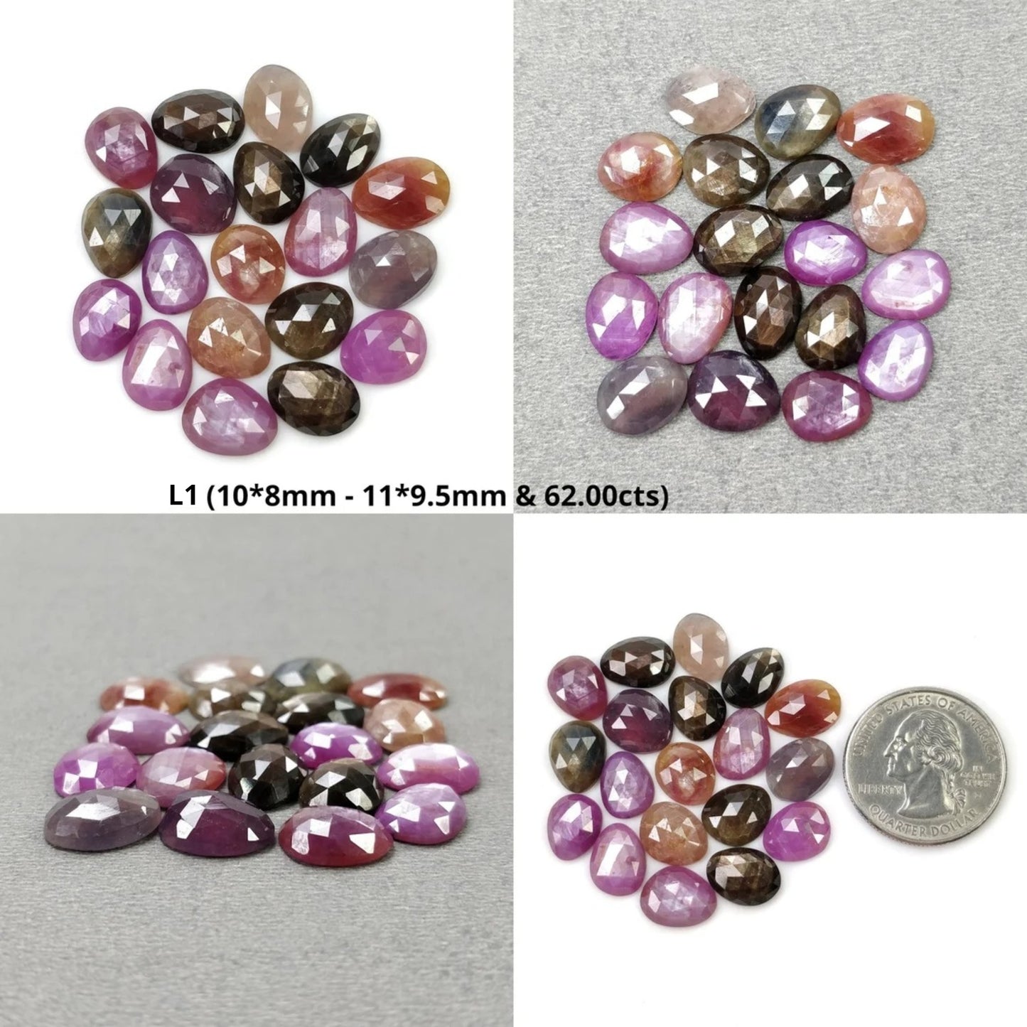 Rose Cut Sapphire