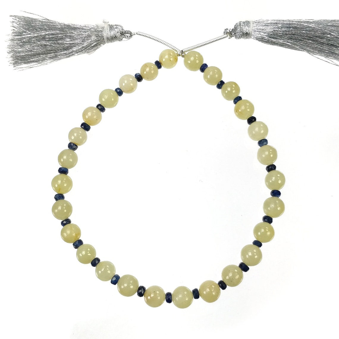 Yellow And Blue SAPPHIRE EMERALD RUBY Gemstone Loose Beads: 64.00cts Natural Unheated Round Plain & Faceted Nuggets 3mm- 6mm 8"