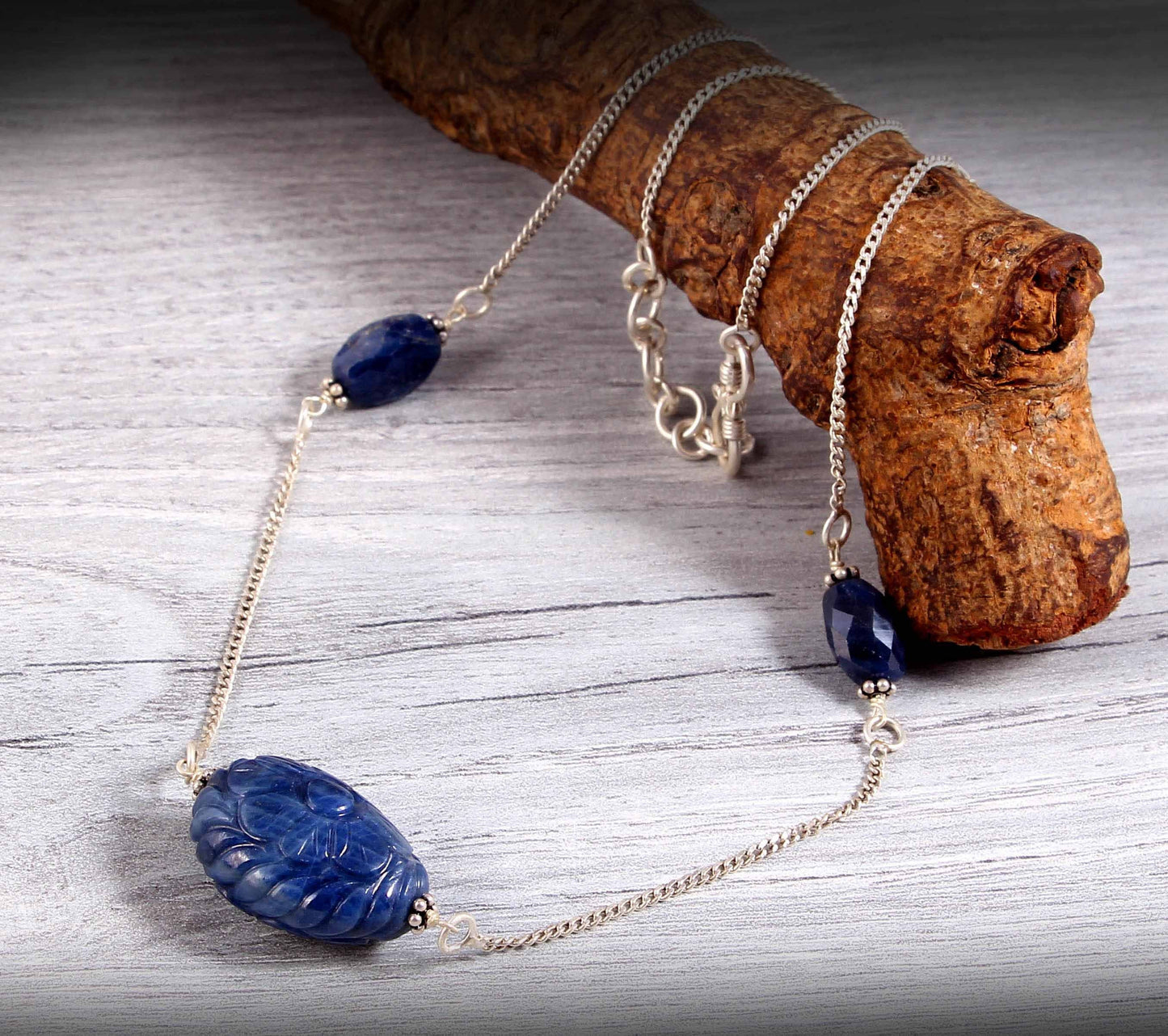 Blue Sapphire Necklace