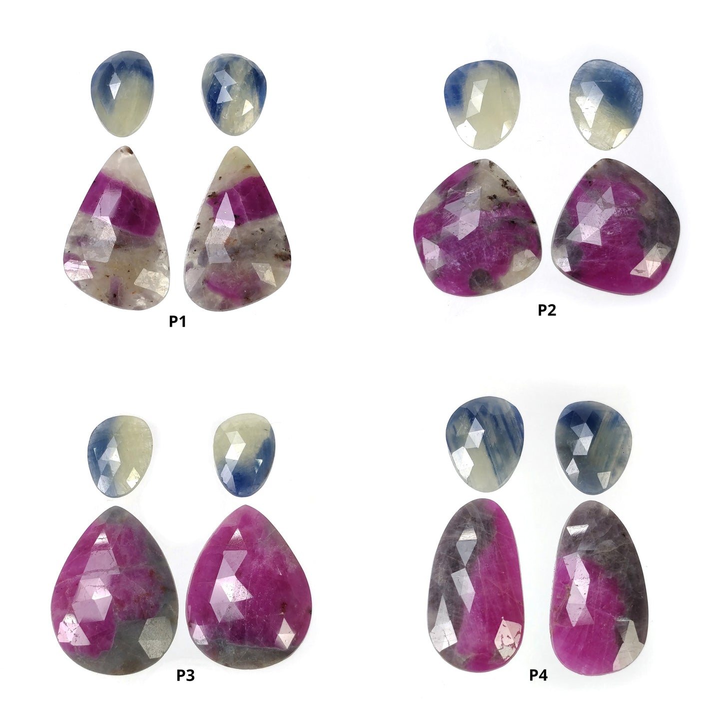 Multi Sapphire Gemstone