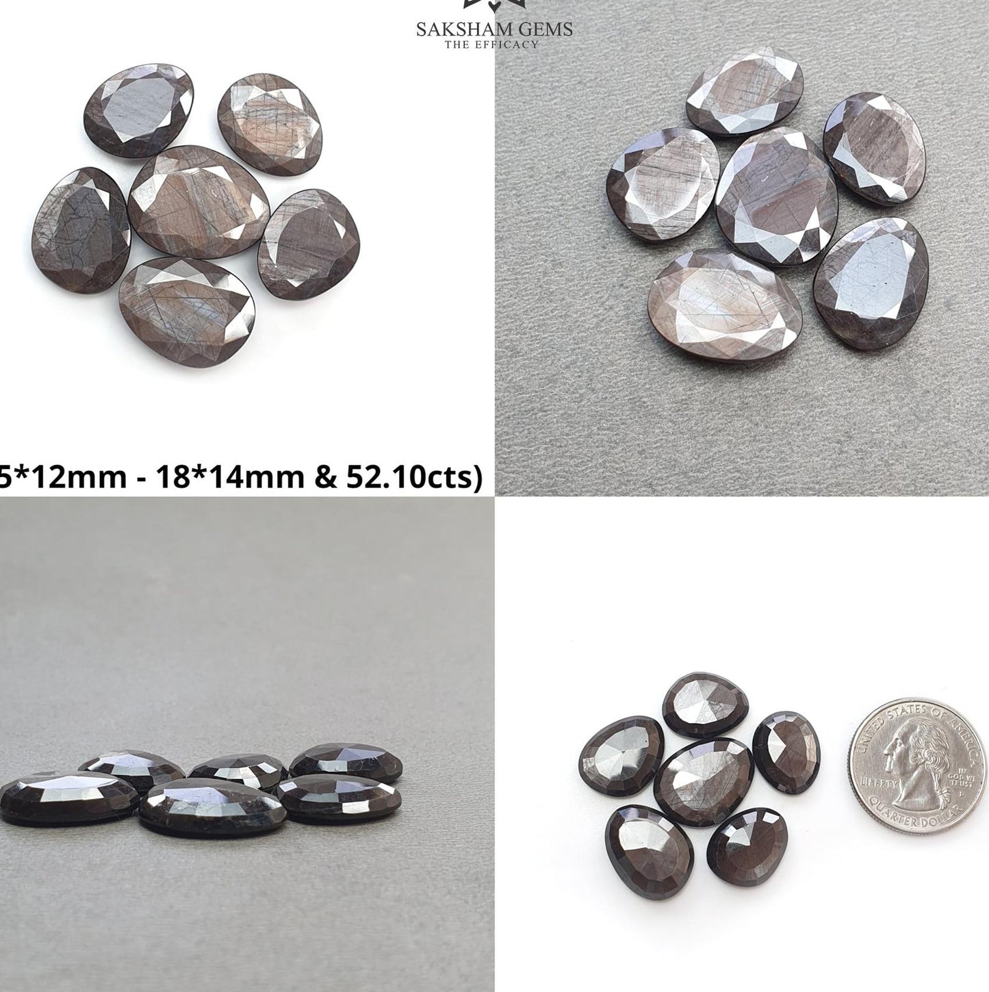 Chocolate Pink Blue & Silver Sheen Sapphire Gemstone Normal Cut : Natural Untreated Golden Brown Sapphire Egg Shape Set