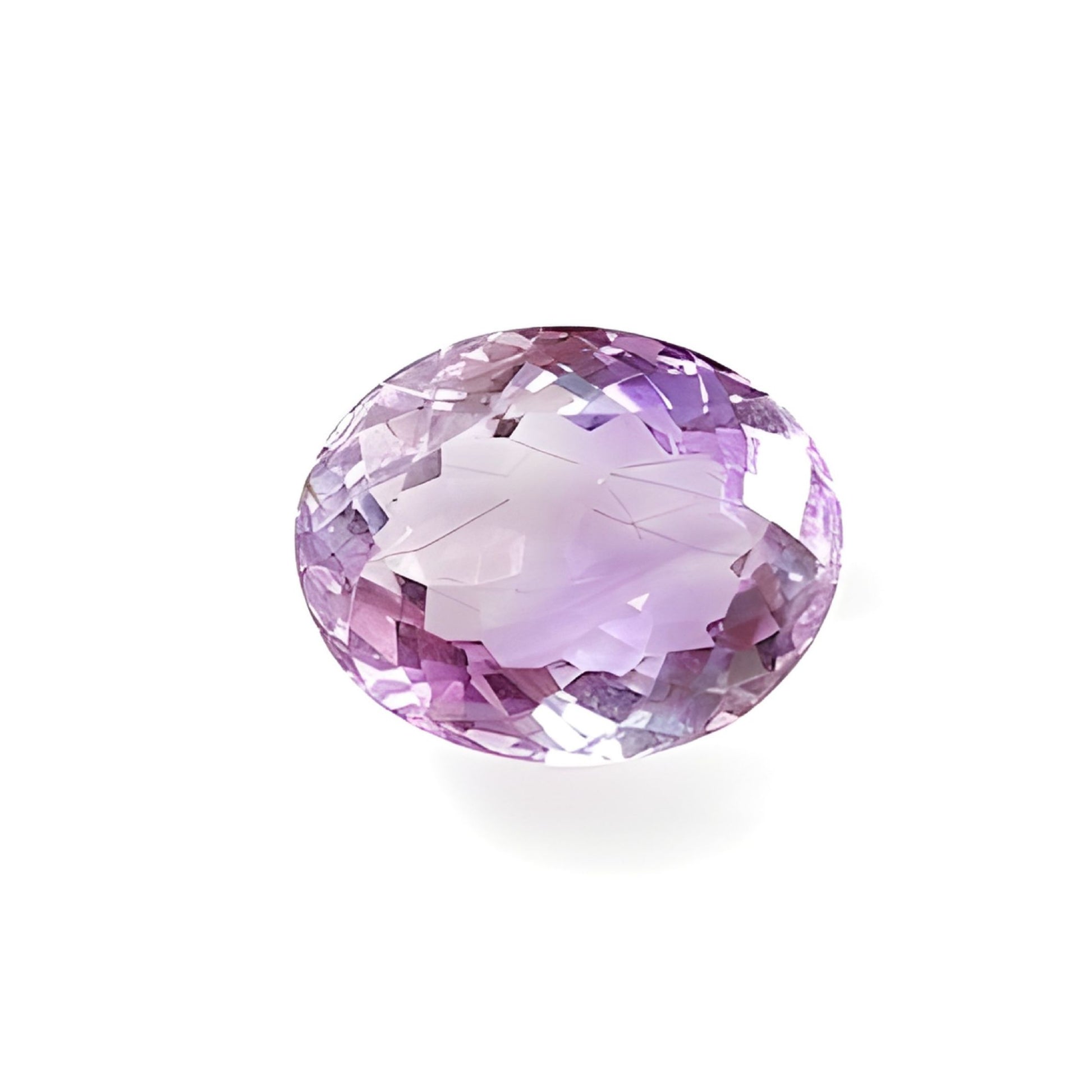 Amethyst Oval Shape faceted Cut