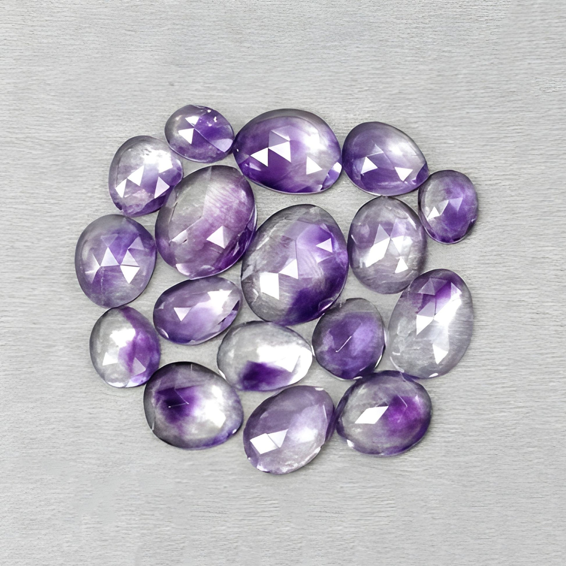 天然の未処理のアメジスト宝石