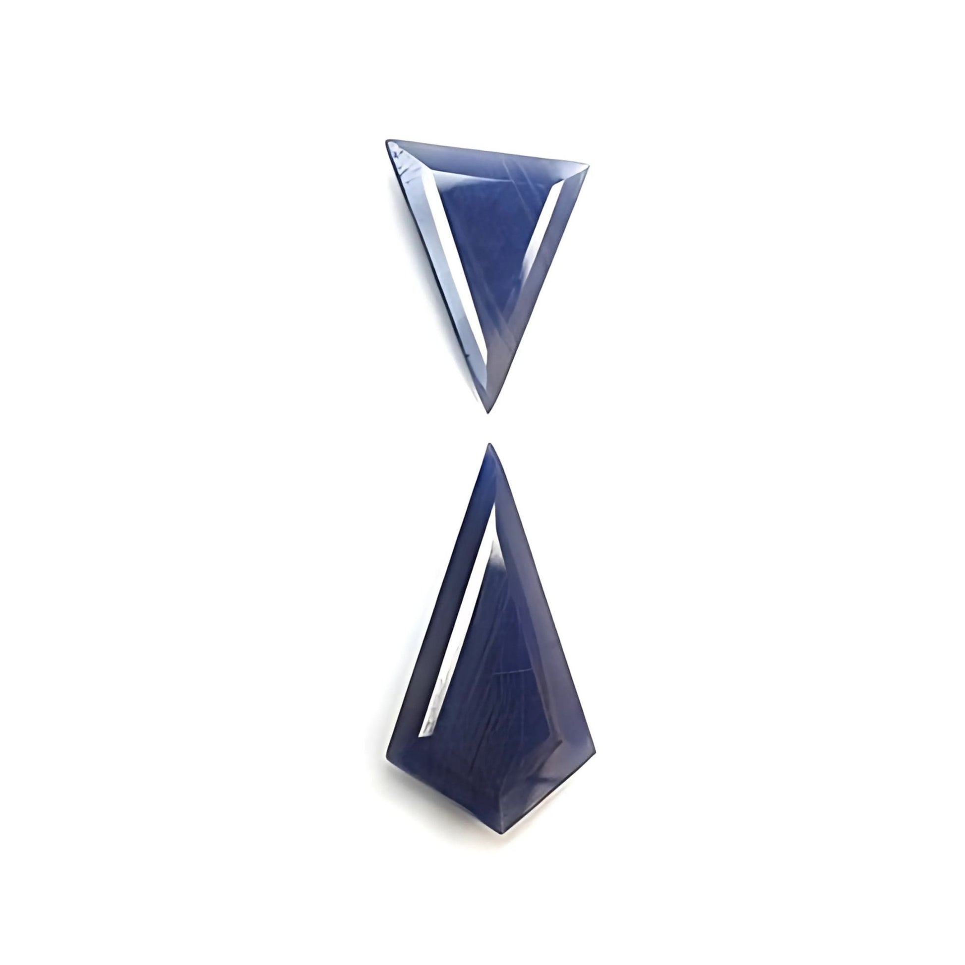 blue sapphire fancy faceted cut