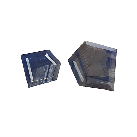 blue sapphire fancy faceted cut