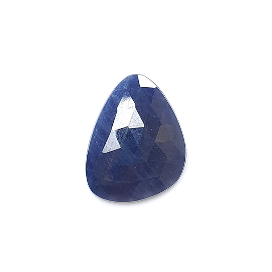 blue sapphire fancy rose cut slices