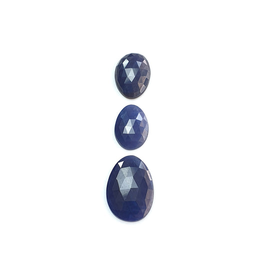blue sapphire fancy rose cut