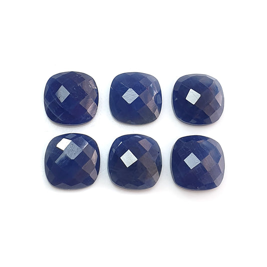 sapphire cushion shape rose cut