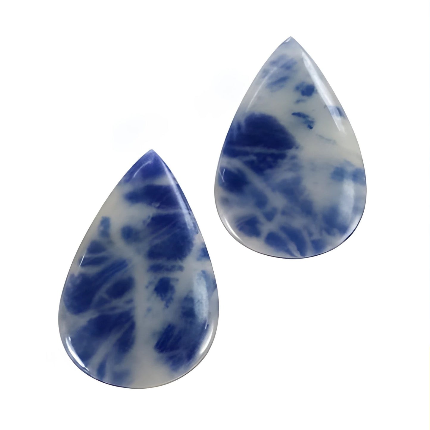 Cabochon di zaffiro blu