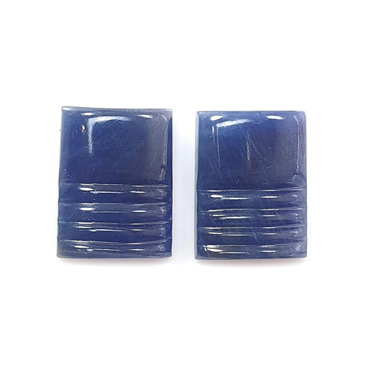 Blue Sapphire Fancy Carving