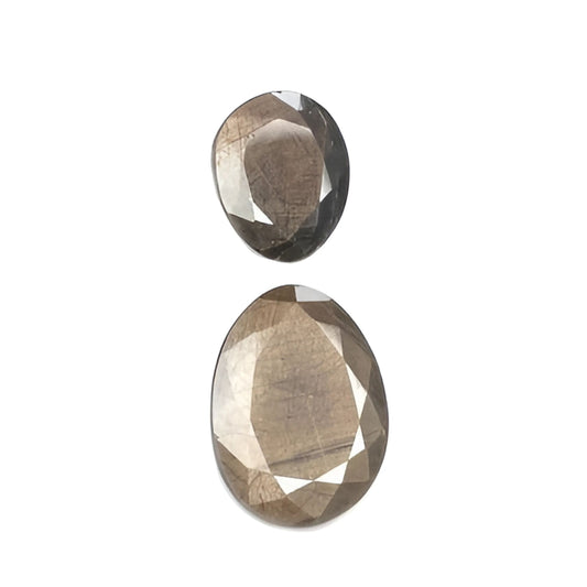 chocolate sapphire fancy faceted cut