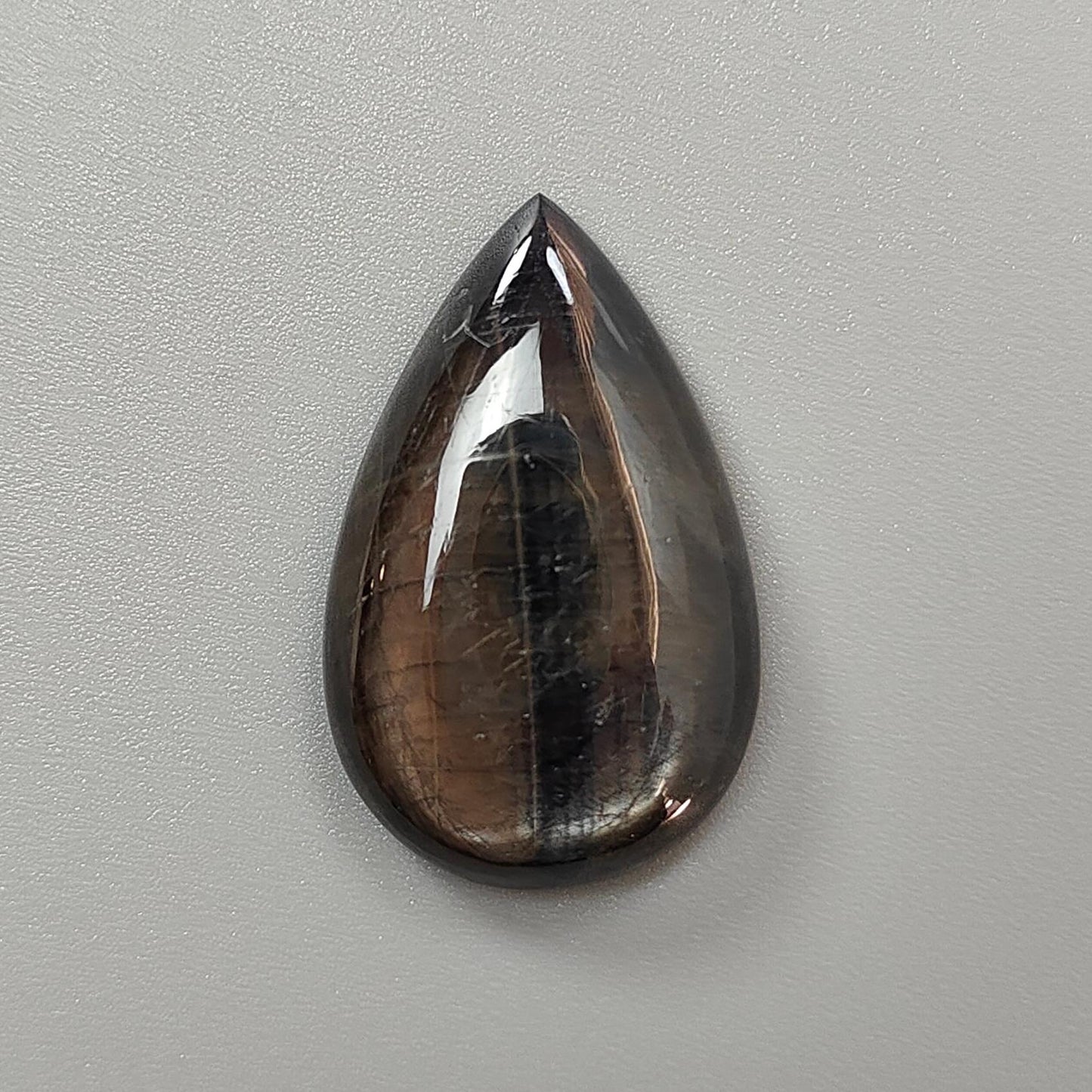 Star Sapphire Gemstone Cabochon: Natural Untreated Blue, Golden Brown Sapphire Oval Pear Shape Cabochon 1pc for Jewelry September Birthstone
