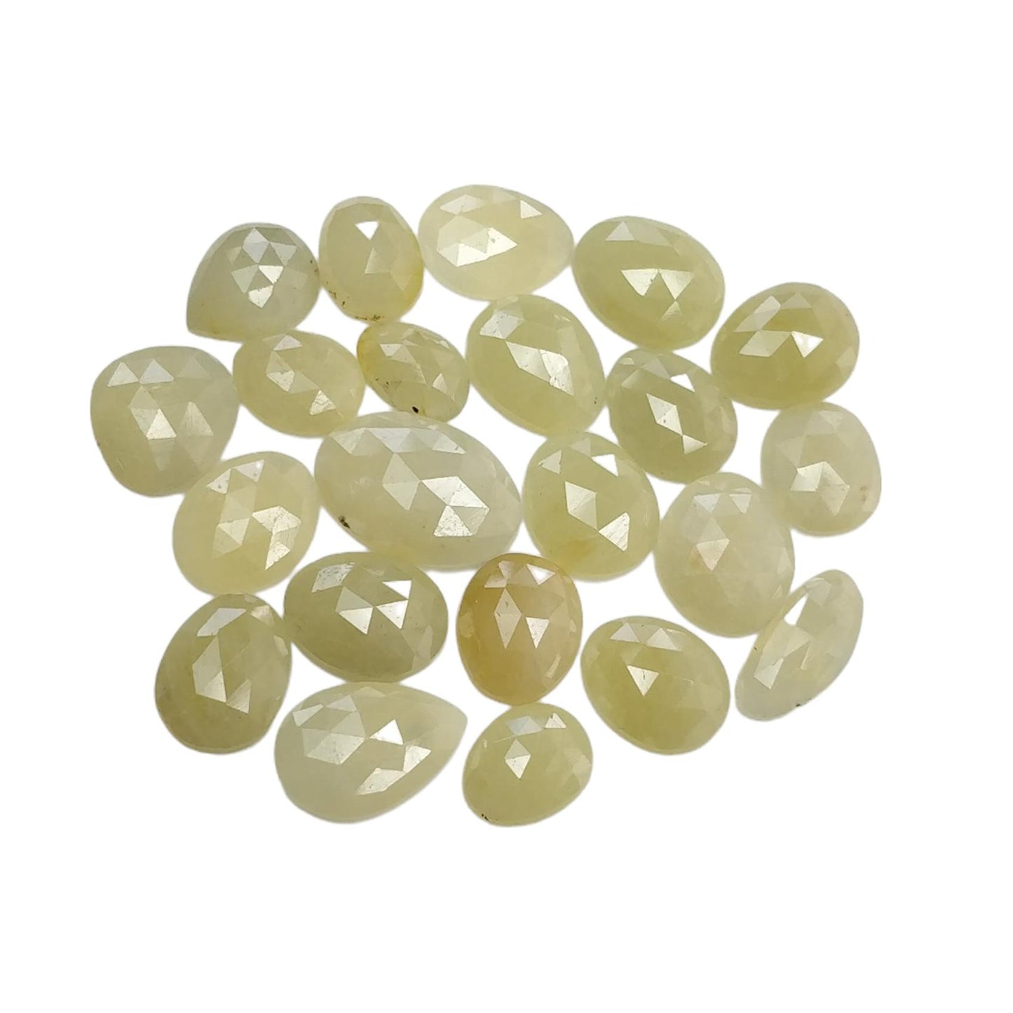 Blue & Multi Sapphire Gemstone Rose Cut : Natural Untreated Unheated Sapphire Multi Color Egg Shape Lots