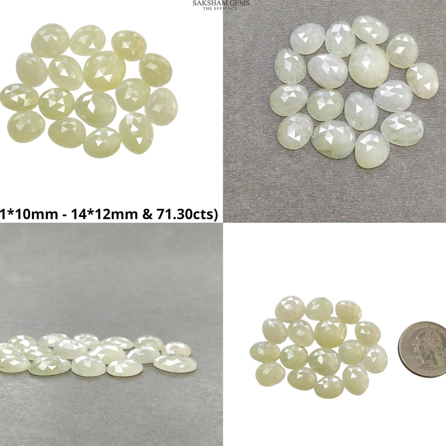 Multi Sapphire Gemstone Rose Cut : Natural Untreated Unheated Sapphire Multi Color Egg Shape Lots