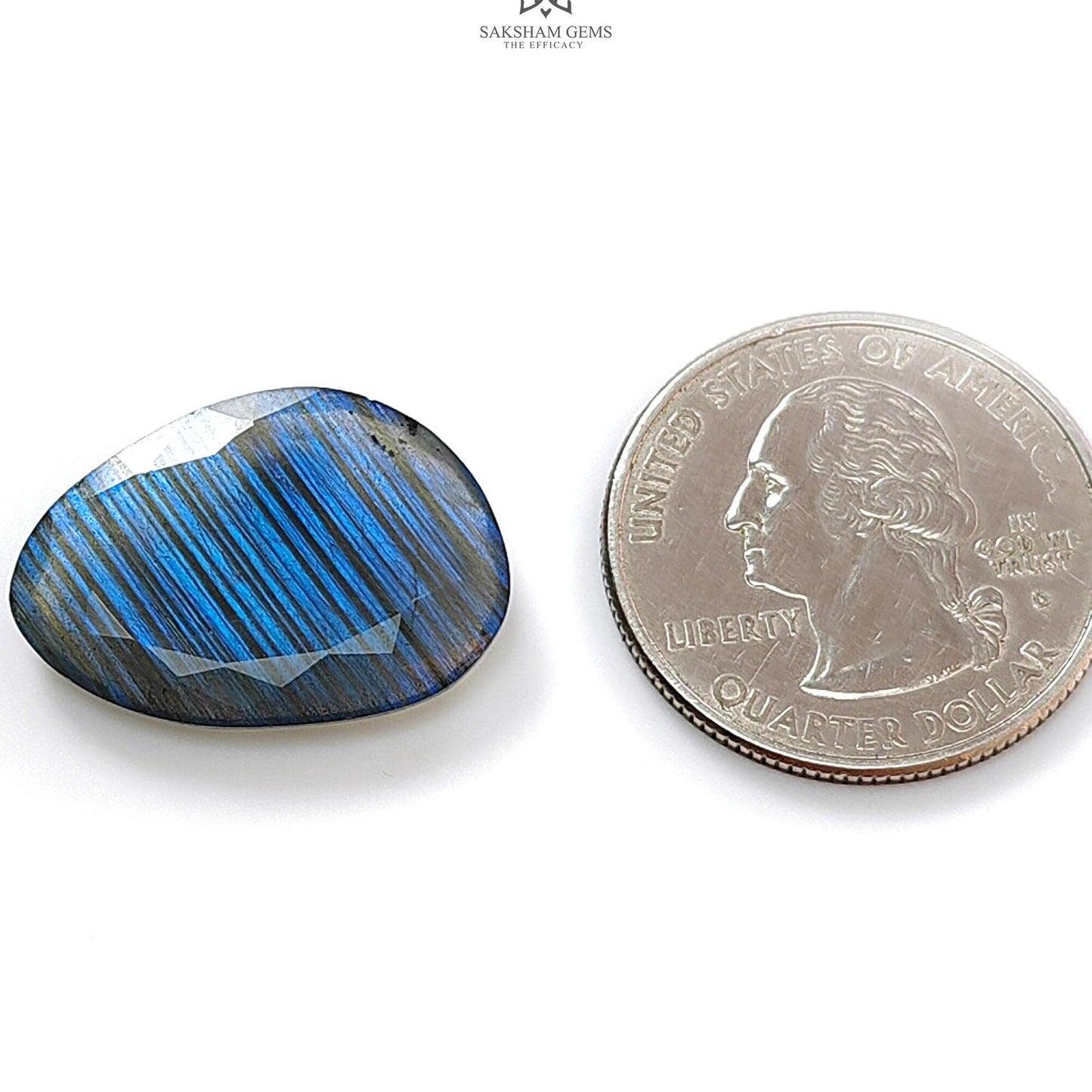 Rainbow Flashing Labradorite Fancy Cut: 12.80cts Natural Untreated Unheated Blue Labradorite Uneven Shape 1pc For Jewelry 24*16.5mm