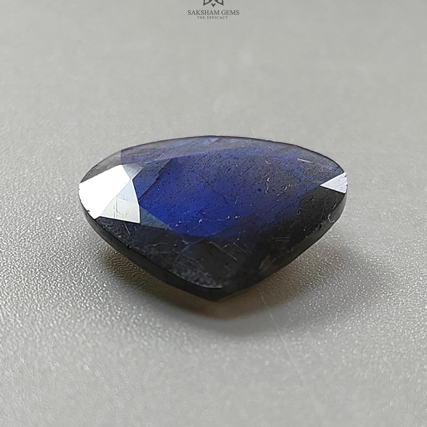 Rainbow Flashing Labradorite Fancy Cut: 13.10cts Natural Untreated Unheated Blue Labradorite Heart Shape 1pc For Jewelry 19*20mm