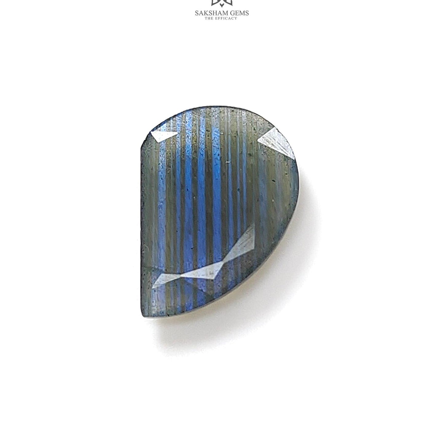 Rainbow Flashing Labradorite Fancy Cut: 6.20cts Natural Untreated Unheated Blue Labradorite Uneven Shape 1pc For Jewelry 17*13mm