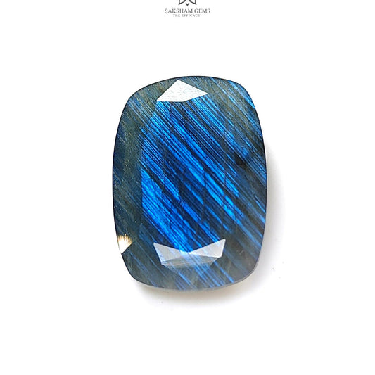 34.50cts Natural Untreated Unheated Blue Labradorite Cushion Shape 1pc For Jewelry 29*20mm