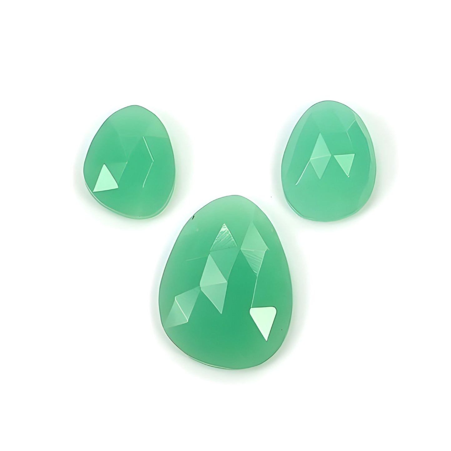 Chrysoprase Fancy Shape Rose Cut