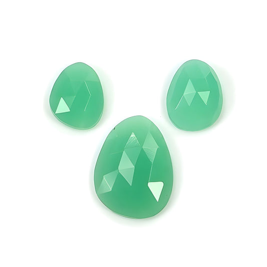 Chrysoprase Fancy Shape Rose Cut