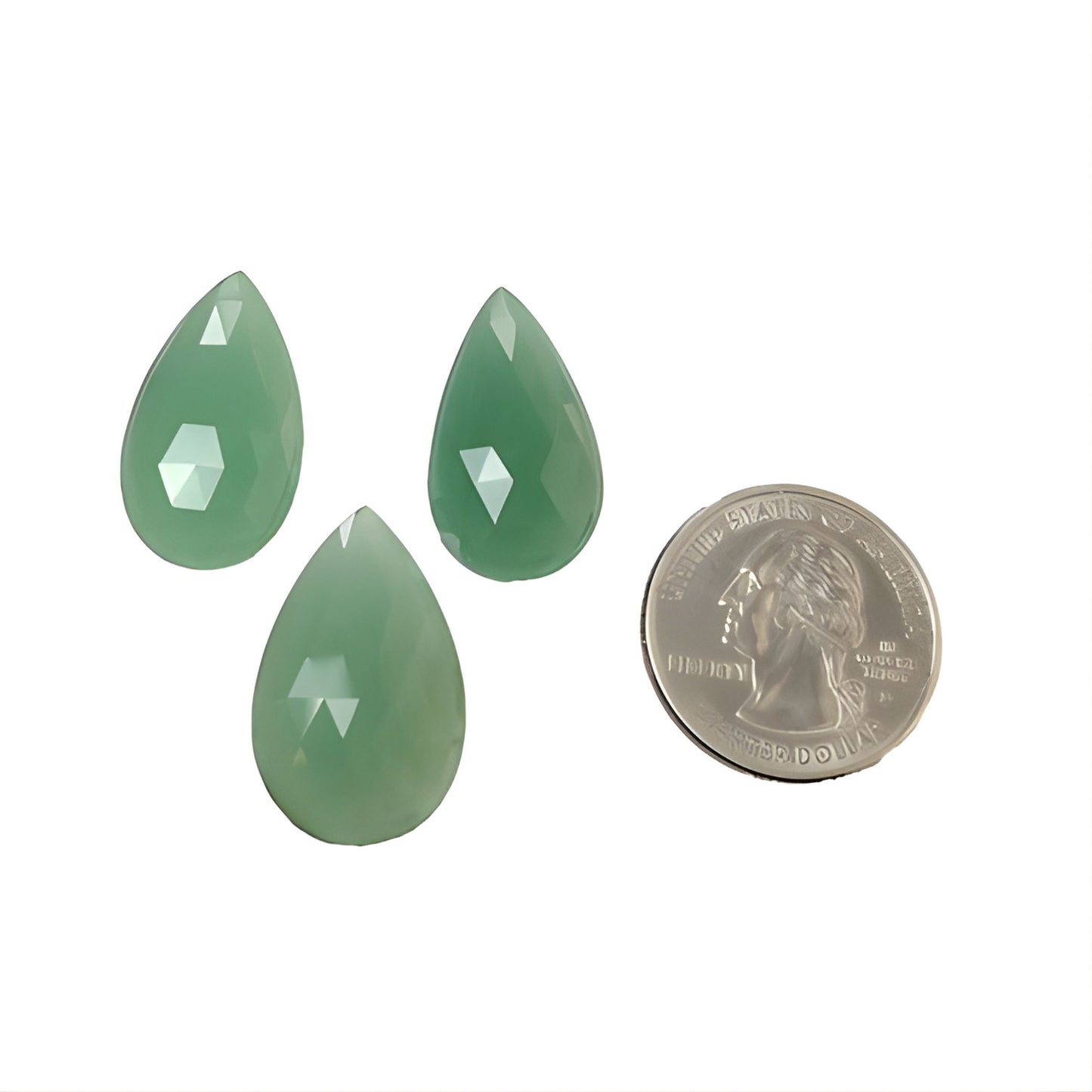 グリーンクォーツァイト天然未処理宝石