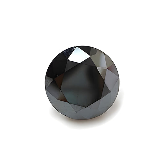 hematite round shape checker cut
