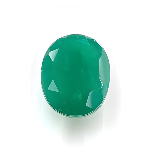 Green Quartz Assembled Oval Shape Faceted Cut 