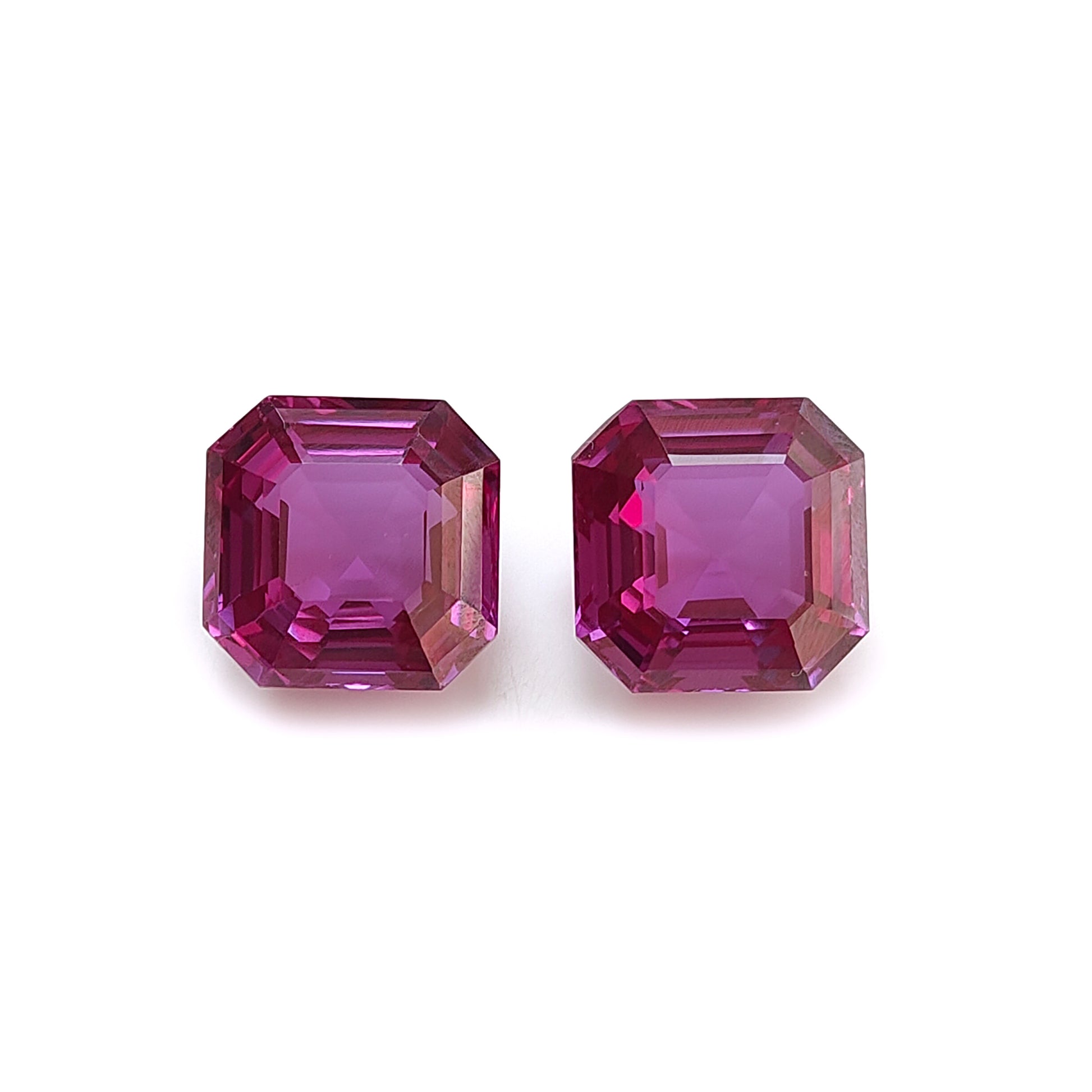 synthetic Octagon shape faceted cut