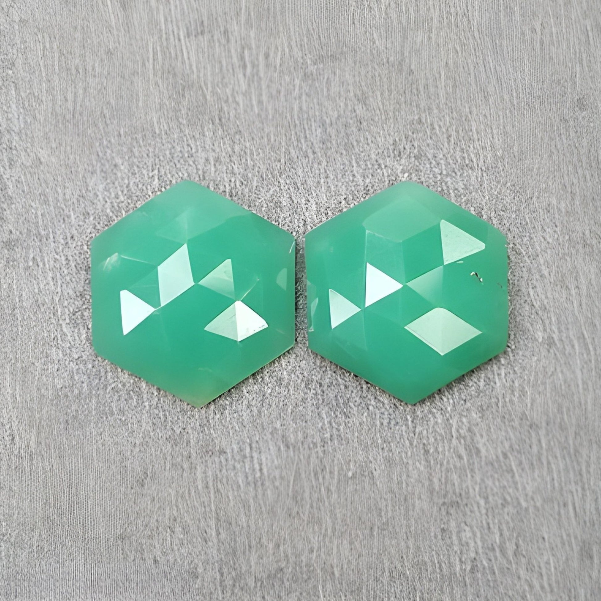 Piedra preciosa natural crisoprasa