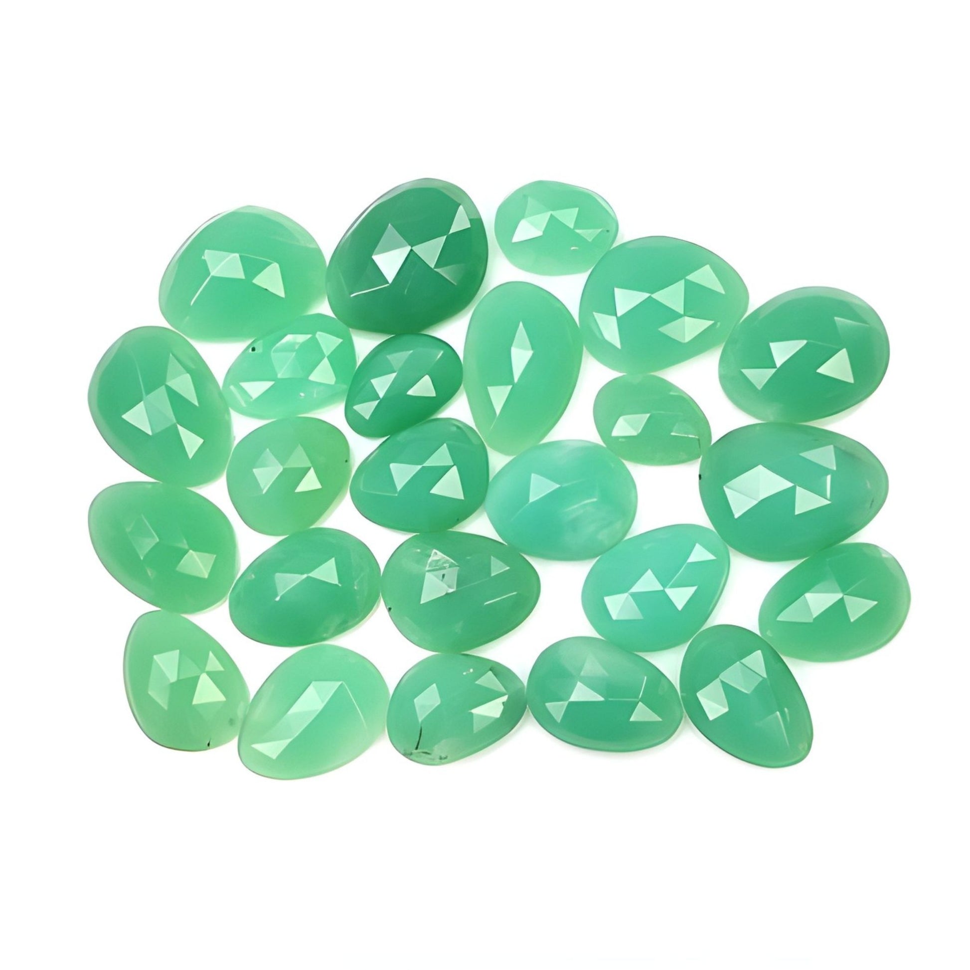 Chrysoprase Fancy Shape Rose Cut