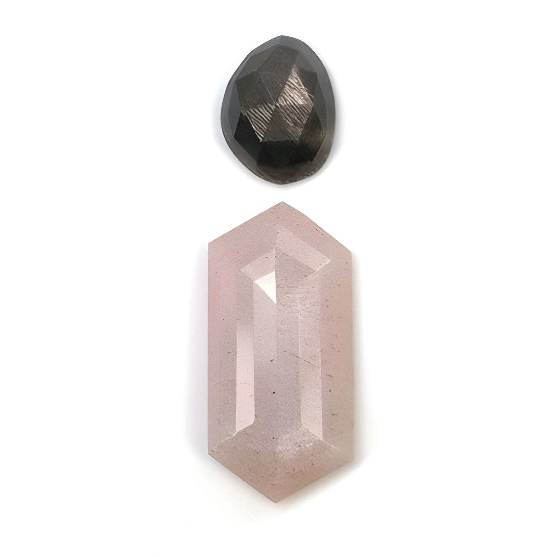 Moonstone Hexagon, Fancy Shape Faceted Cut