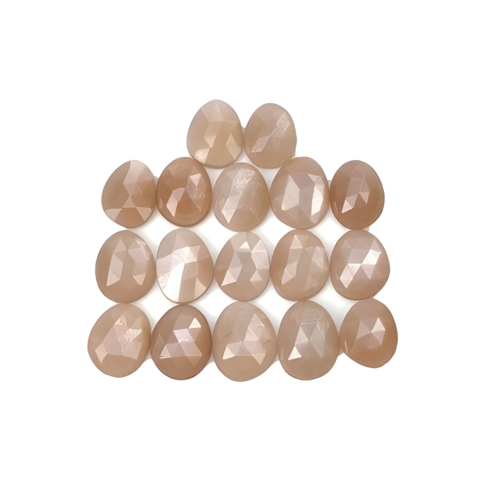moonstone egg shape rose cut
