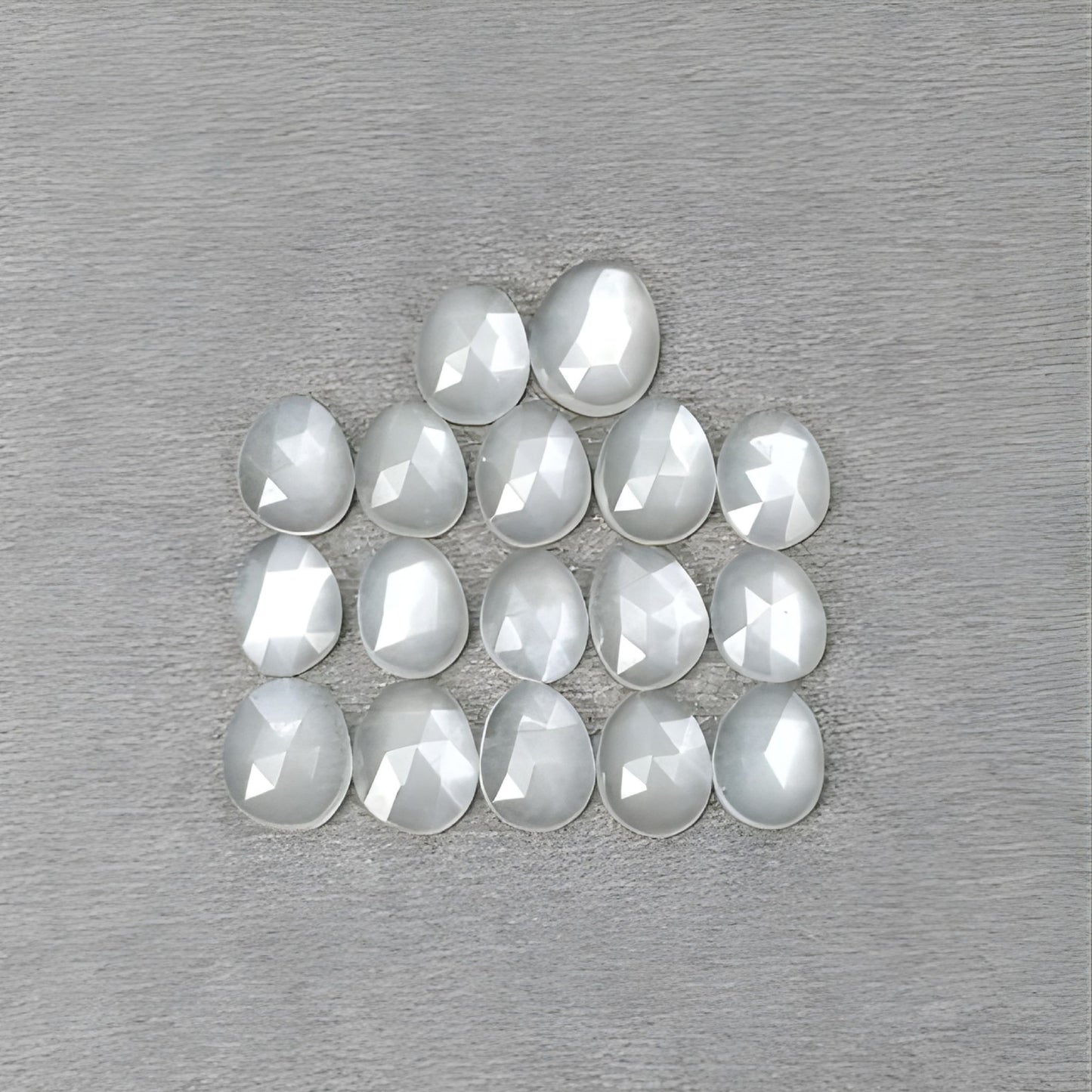 moonstone egg shape rose cut