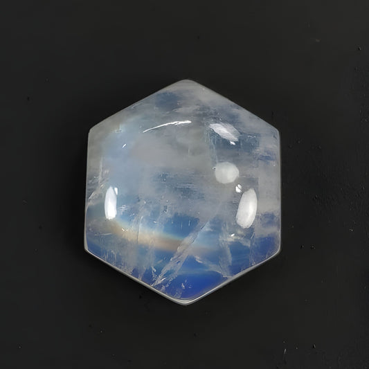 rainbow moonstone cabochon gemstone