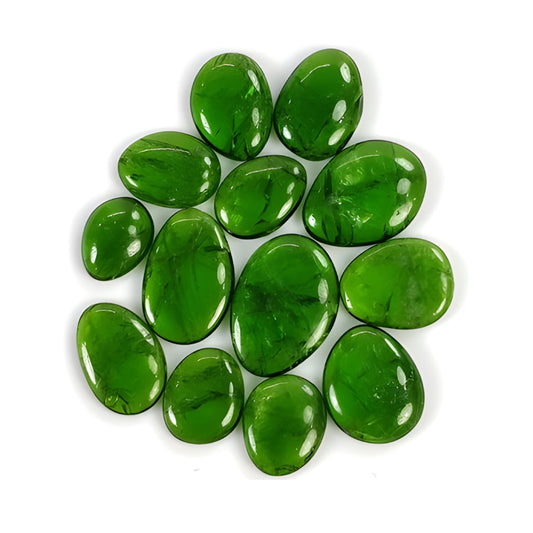 chrome diopside cabochon