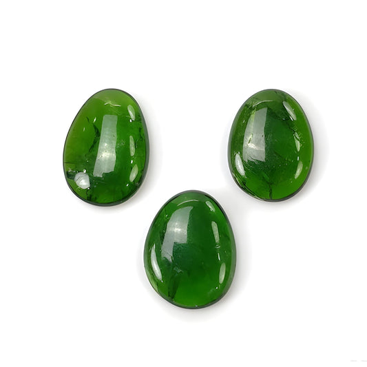 Chrome Diopside Uneven Shape Cbaochon