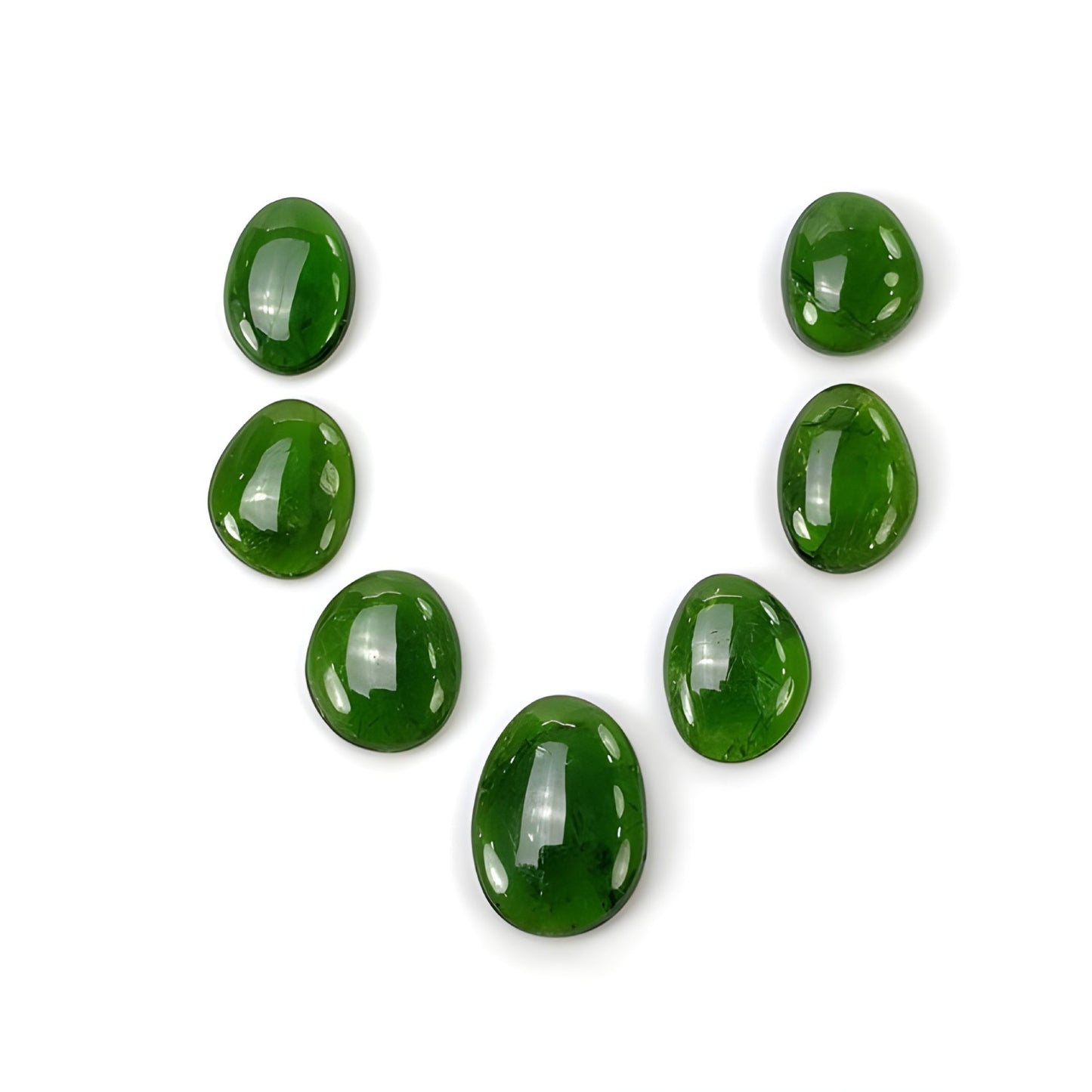 Chrome Diopside Uneven Shape cabochon