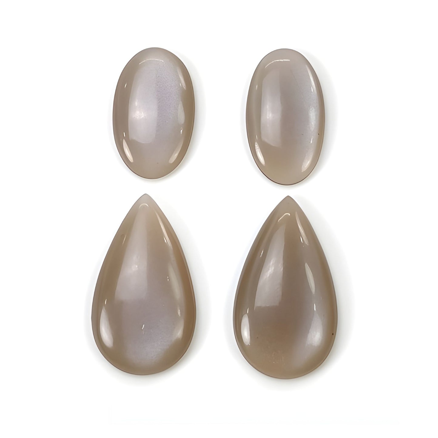 moonstone oval, pear shape cabochon