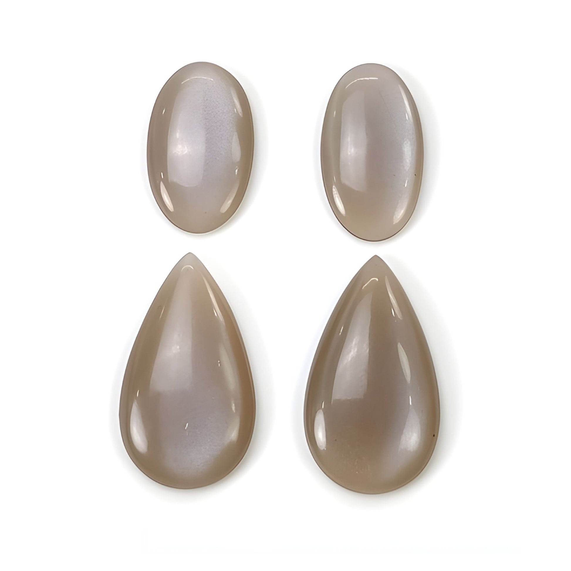 moonstone oval, pear shape cabochon