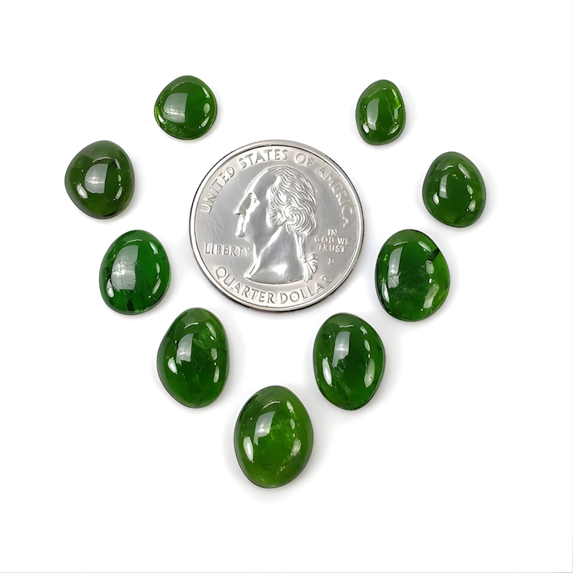 diopside cromato per gioielli