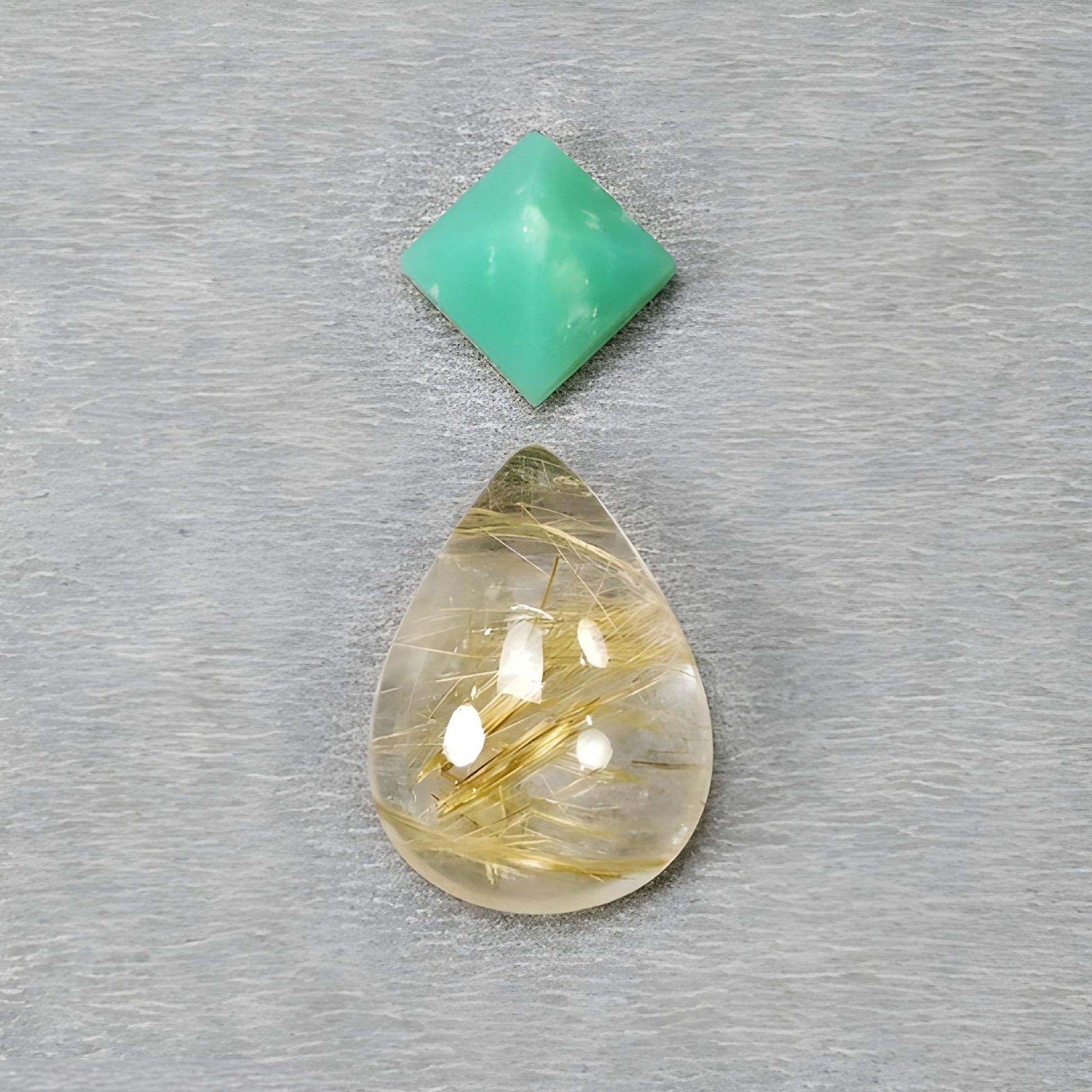 宝飾品用のクリソプレーズ