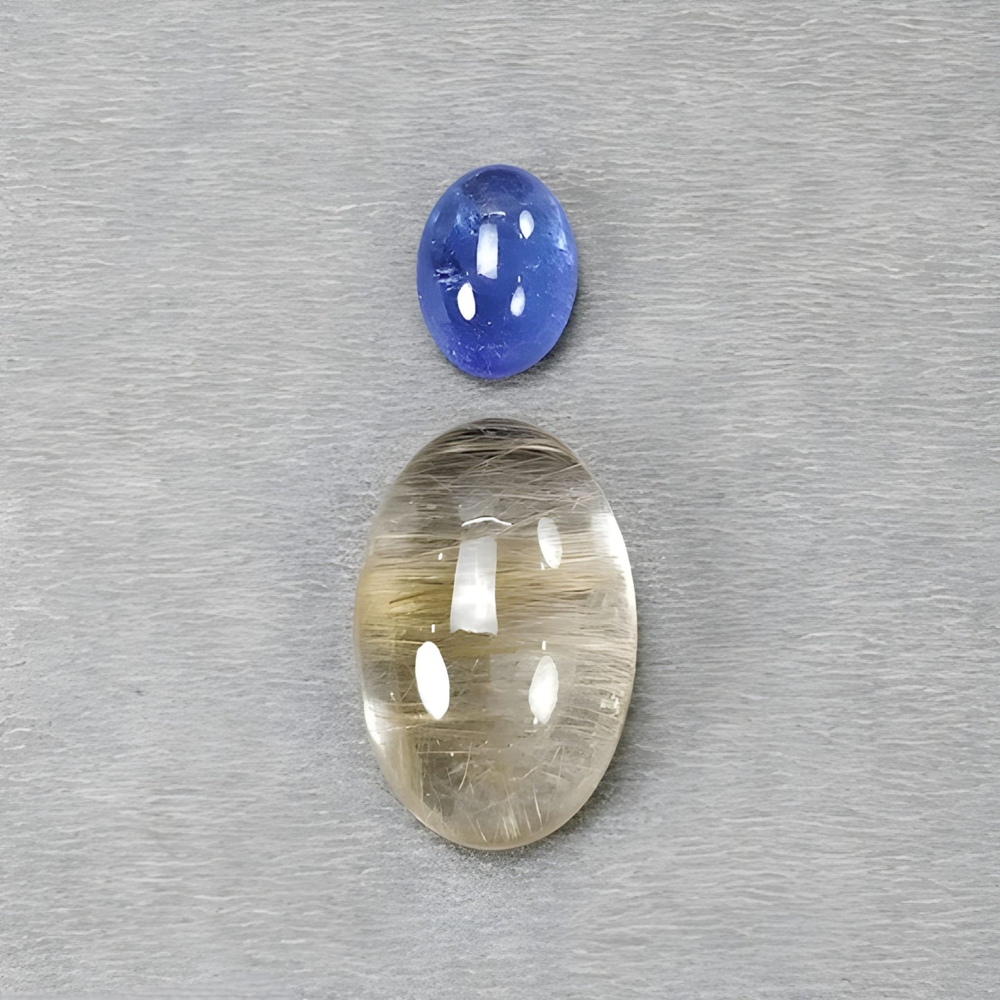 ルチルクォーツ、タンザナイト天然宝石